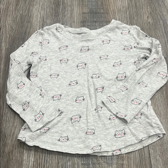 🦋5/10 Old Navy Kitty Long Sleeve - Picture 1 of 4